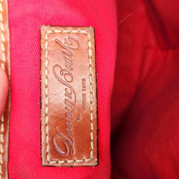 Dooney & Bourke Blue Pebbled Leather Shoulder Bag - Picture 12 of 17